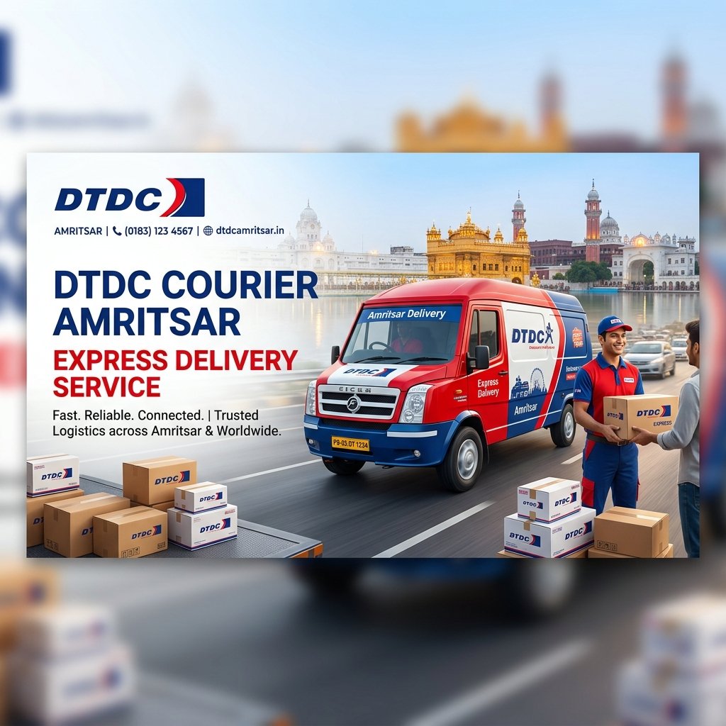DTDC Courier in Amritsar Express Branch Banner